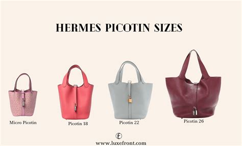 hermes picotin clemence|hermes picotin size chart.